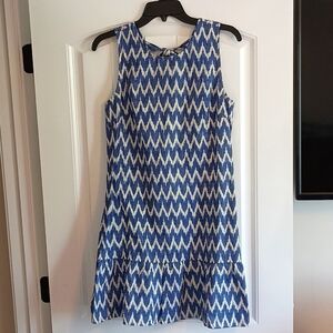 J. Crew Chevron Dress